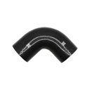 PiperCross Black 90Deg 102mm bore 152mm leg length silicone hose