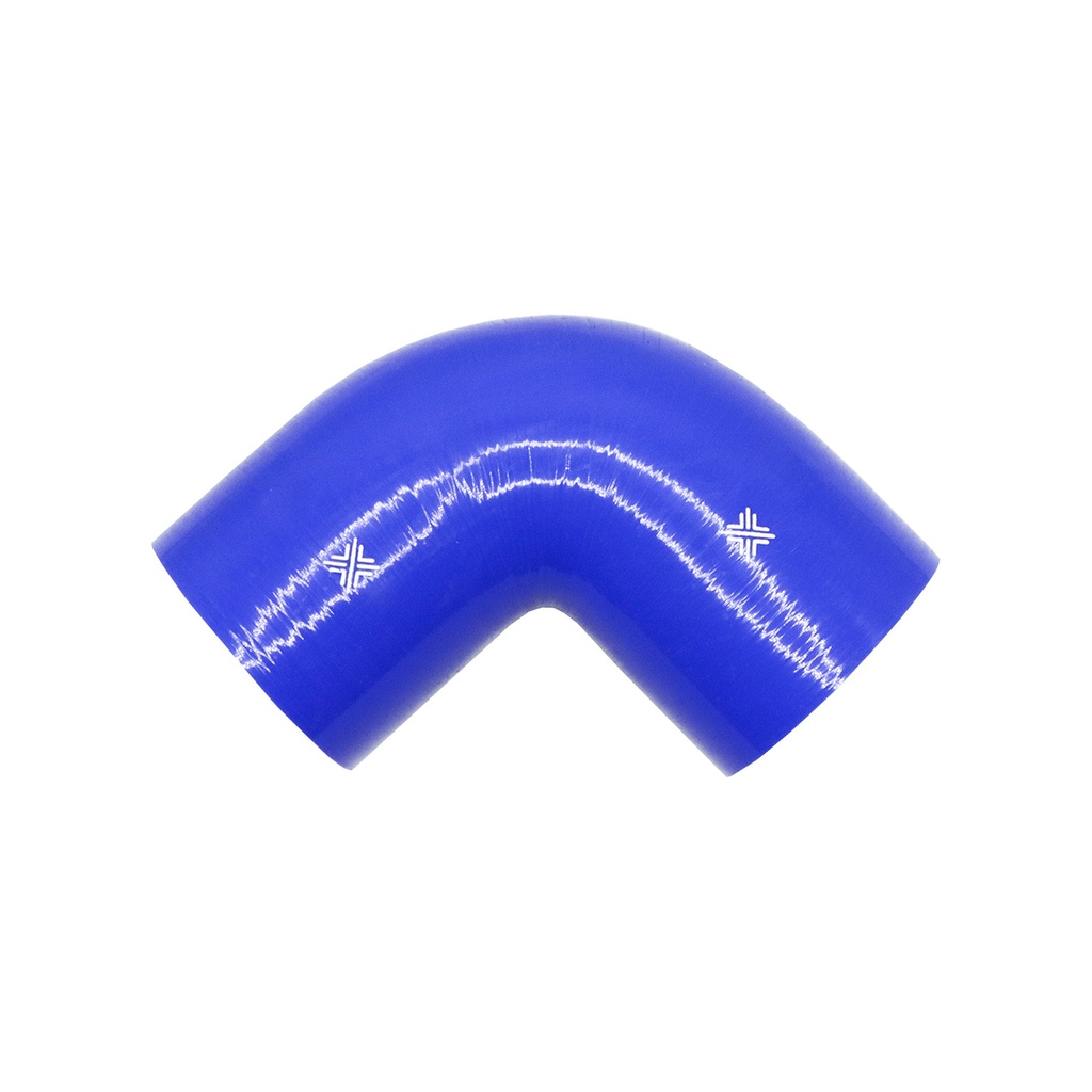 [FCL04094] PiperCross Blue 90Deg 102mm bore 152mm leg length silicone hose