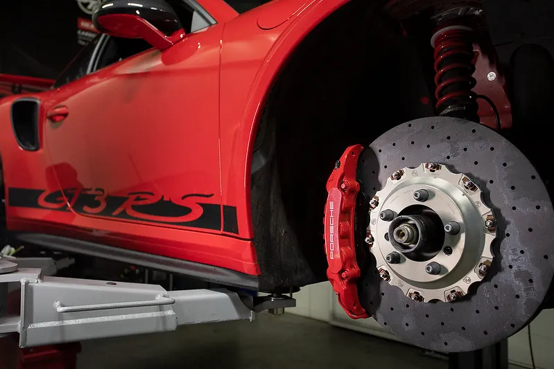 [ST-K-1024] ST Porsche GT3/GT3 RS Front RED set CCST discs