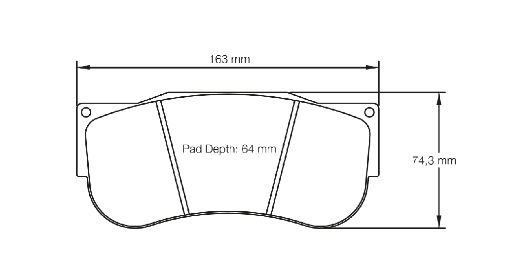 Pagid RST1 Brake Pads