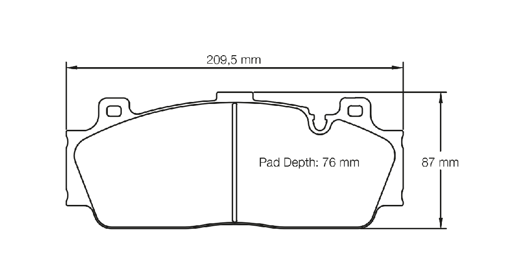 [S4934C01001] Pagid RSC1 Brake Pads M3 F80 M4 F82 Ceramic
