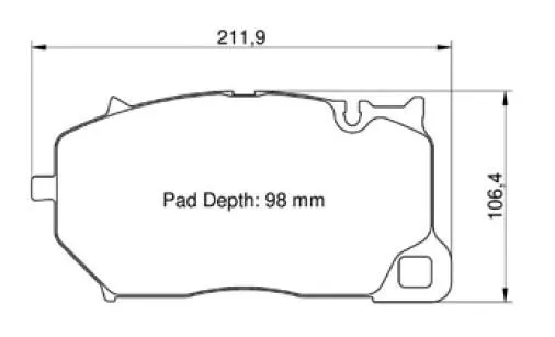[S8295C01001] Pagid RSC 1 Brake Pads