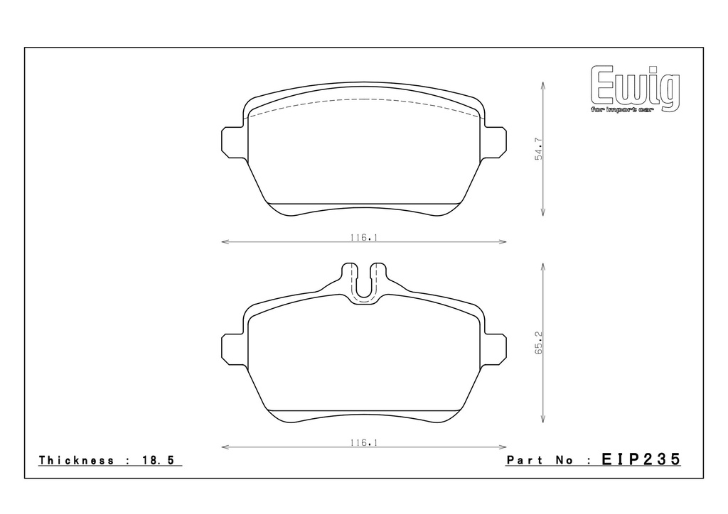 EIP235 - Endless Brake Pads, ME20 Compound