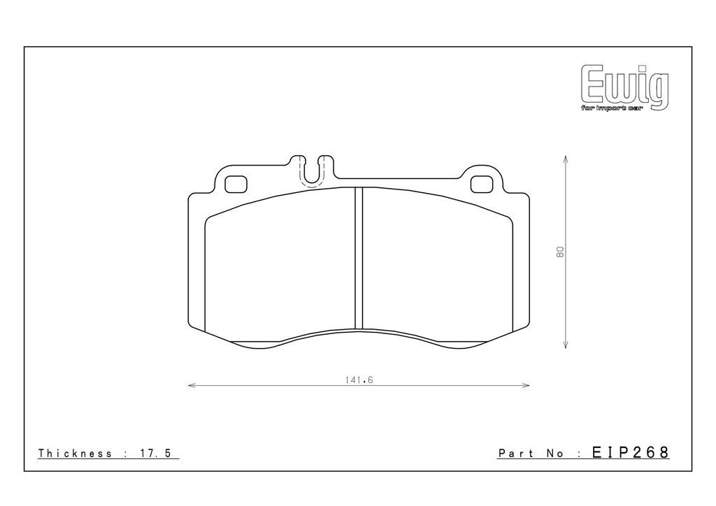 EIP268 - Endless Brake Pads, S92F Compound