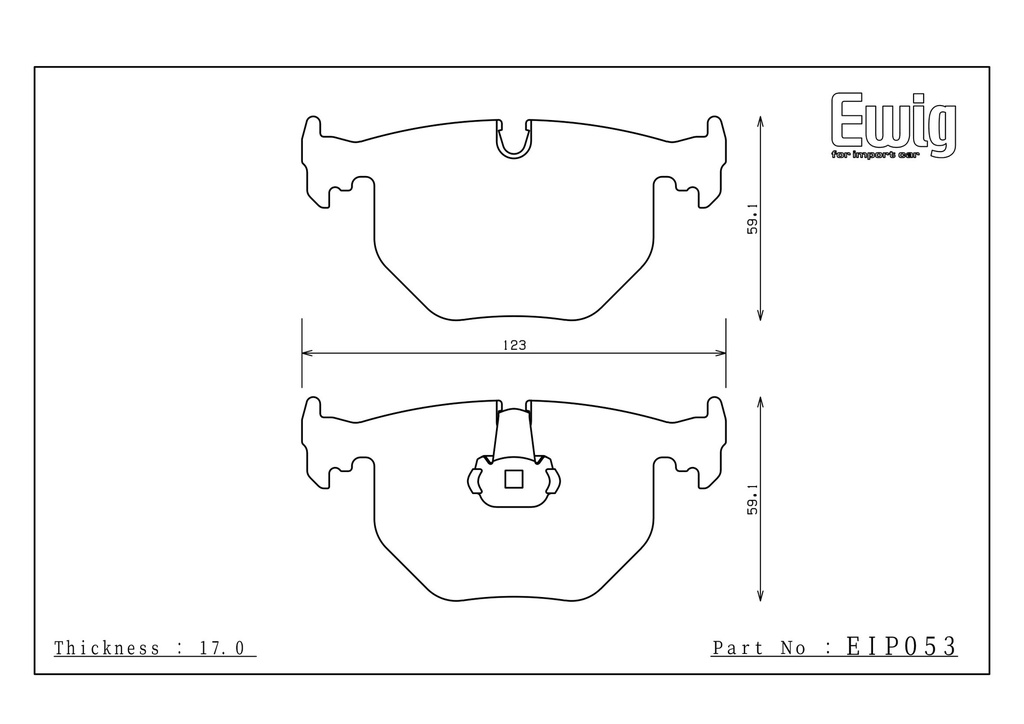 Endless Brake Pads S93F Compound