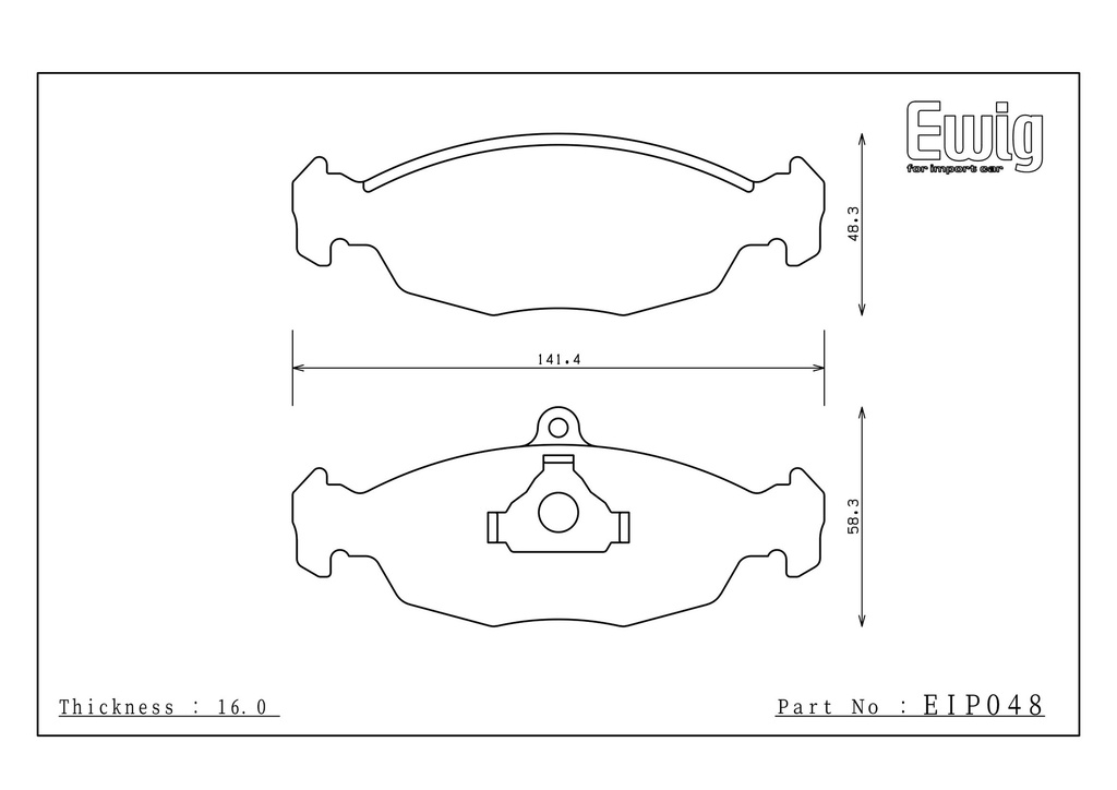 Endless Brake Pads CCDA Compound