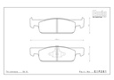 Endless Brake Pads CCDA Compound