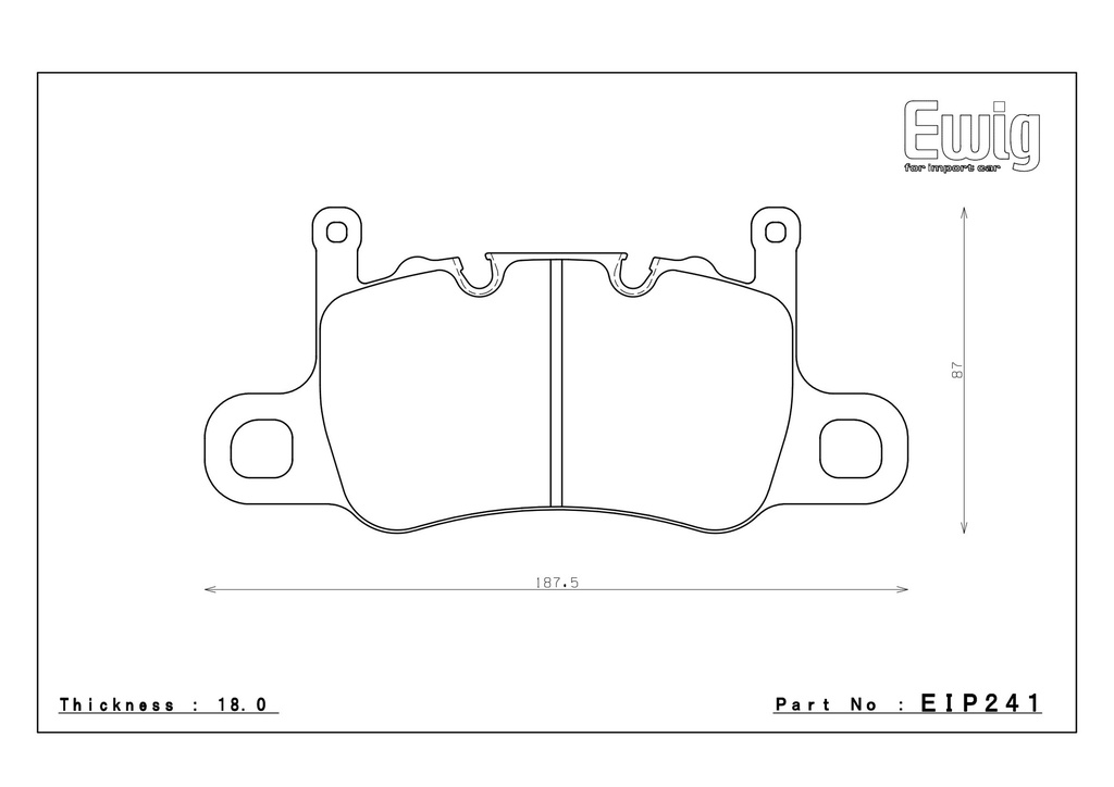 [EIP241-CCDR] Endless Brake Pads CCDR Compound