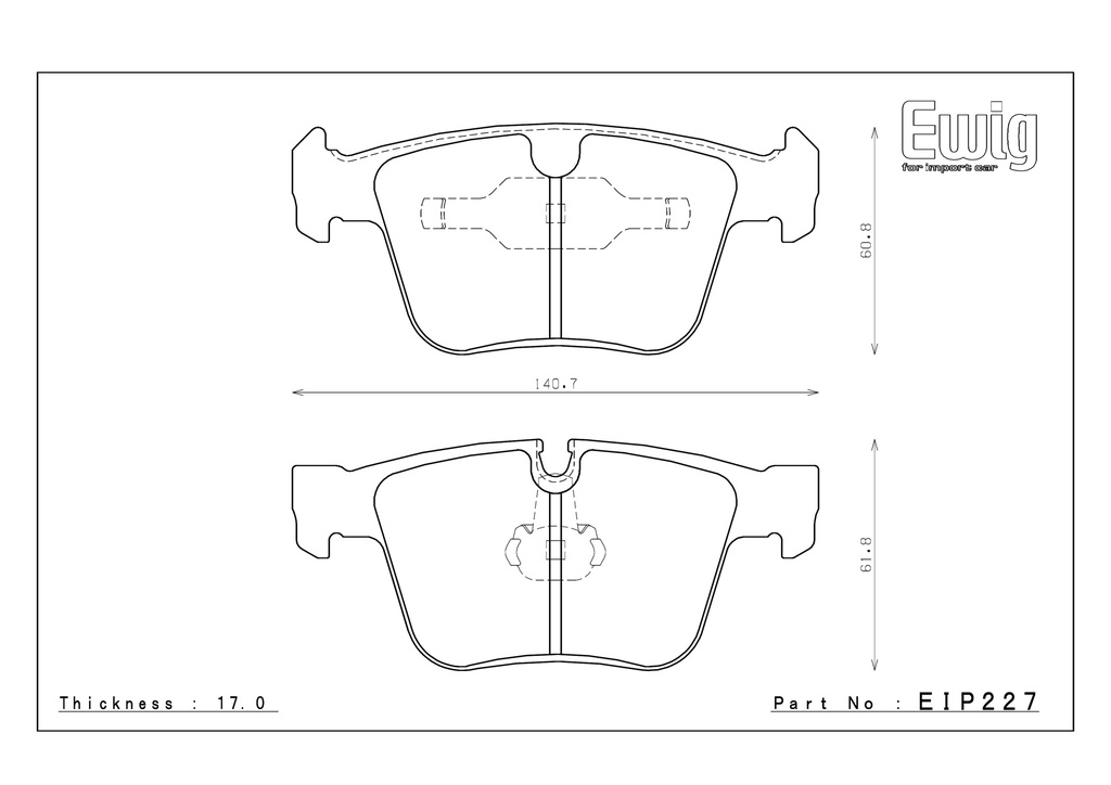 Endless Brake Pads N105SP Compound