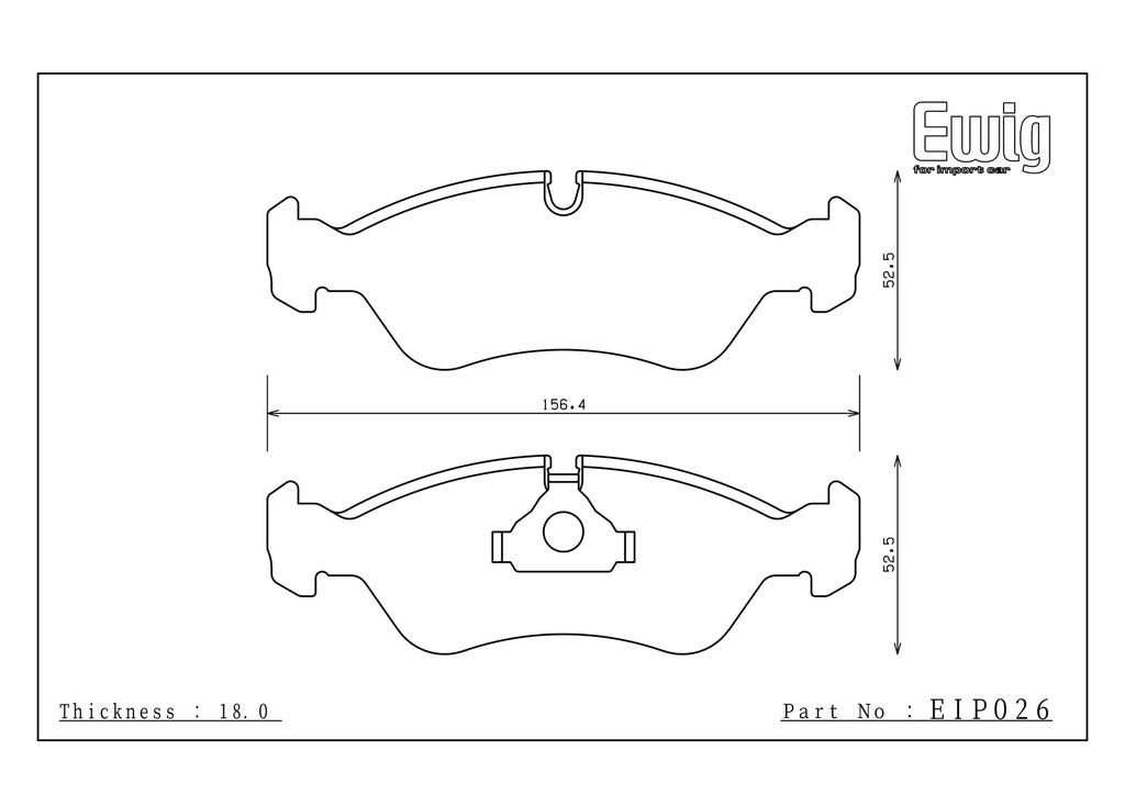 Endless Brake Pads N80Z Compound