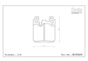 Endless Brake Pads N80Z Compound