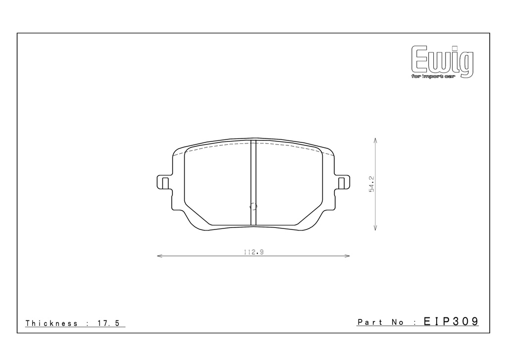 Endless Brake Pads N80Z Compound