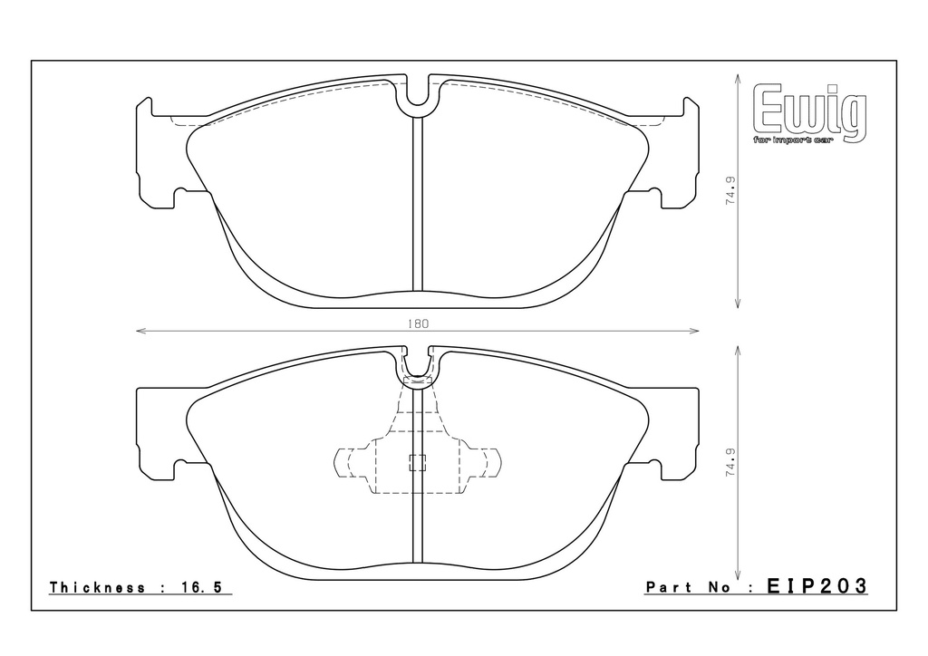 Endless Brake Pads SSM-Plus Compound