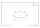 Endless Brake Pads SSM-Plus Compound