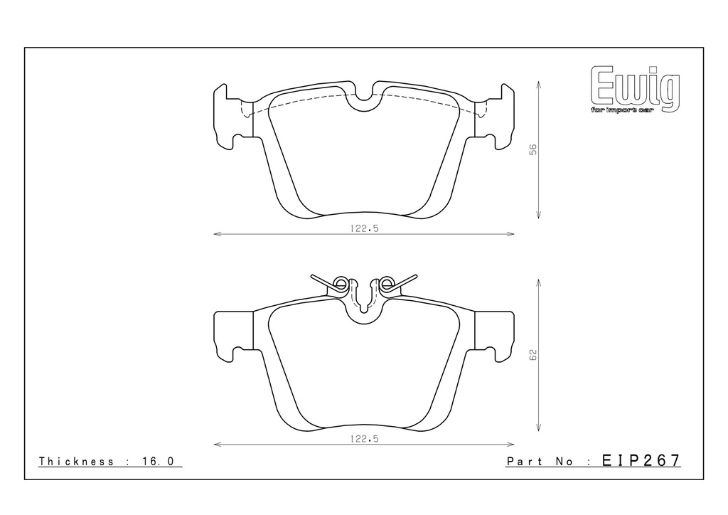 Endless Brake Pads SSM-Plus Compound