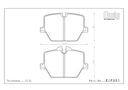 EIP301 - Endless Brake Pads, SSM-Plus Compound