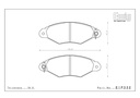 Endless Brake Pads SSM-Plus Compound