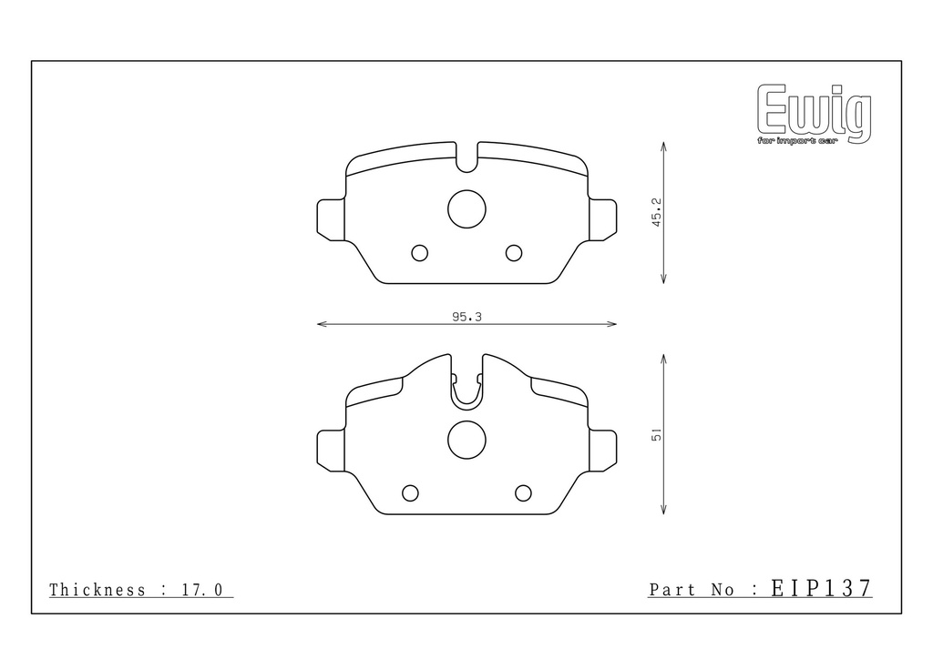 EIP137 - Endless Brake Pads, A21 Compound