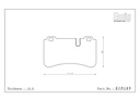 Endless Brake Pads A21 Compound