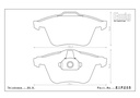 Endless Brake Pads ES66G Compound