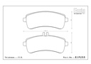Endless Brake Pads ES89G Compound