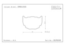 RCP090 - Endless Brake Pads, N50S Compound