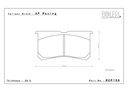 RCP156 - Endless Brake Pads, ME22 Compound