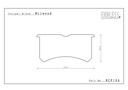 RCP106 - Endless Brake Pads, MA52B Compound