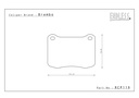 RCP119 - Endless Brake Pads, ES66G Compound