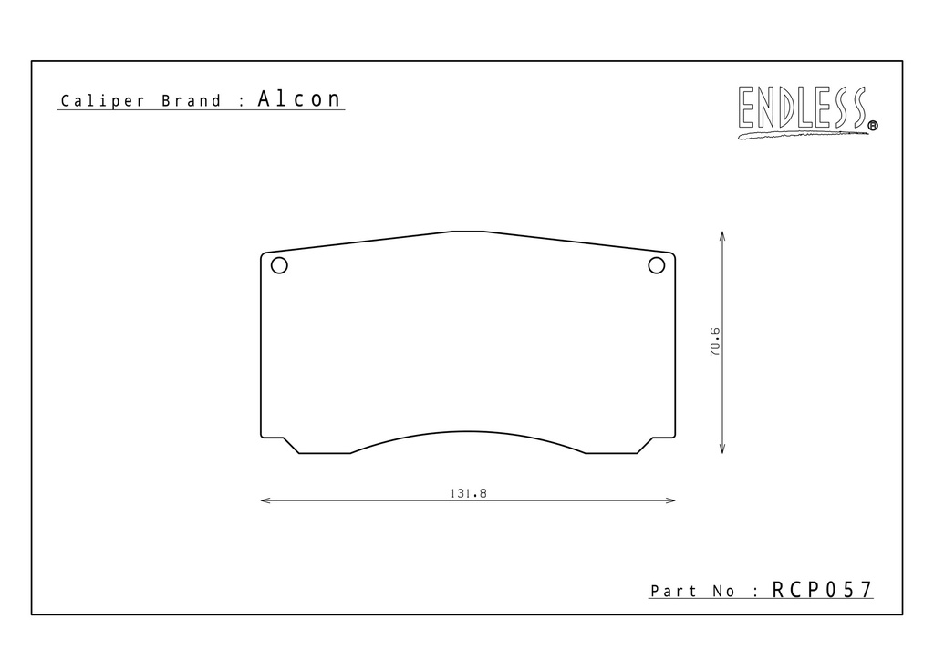 Endless Brake Pads ES104G Compound