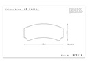 RCP078 - Endless Brake Pads, ES104G Compound