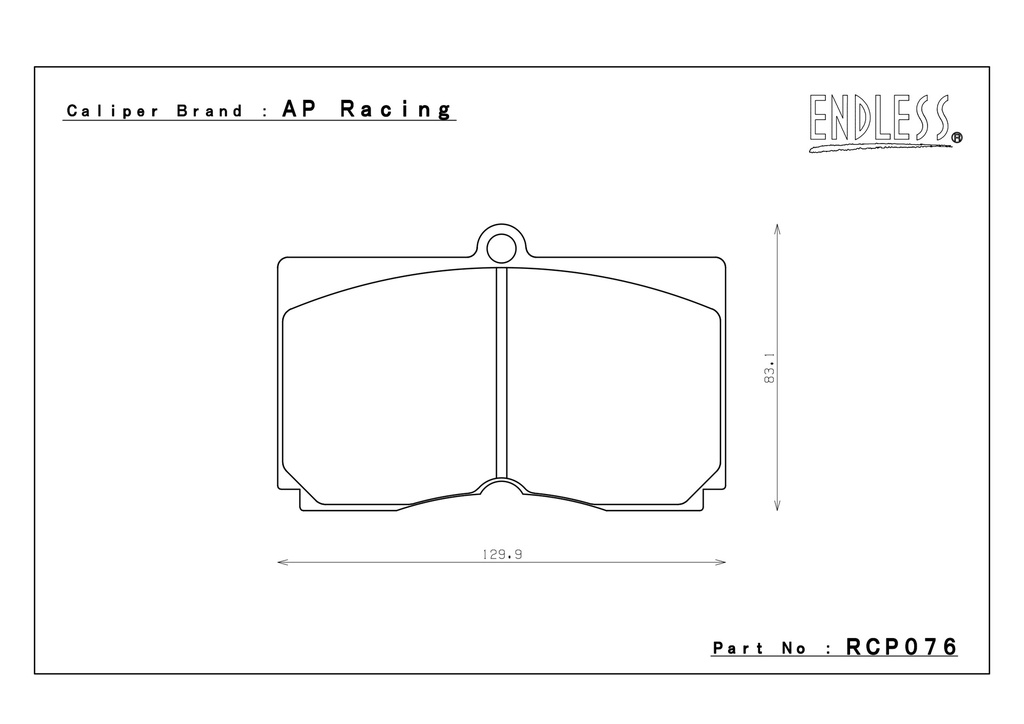 Endless Brake Pads N38SP Compound