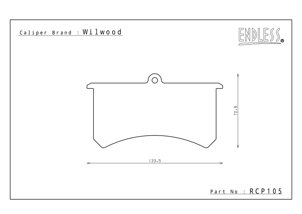 Endless Brake Pads N28SP Compound