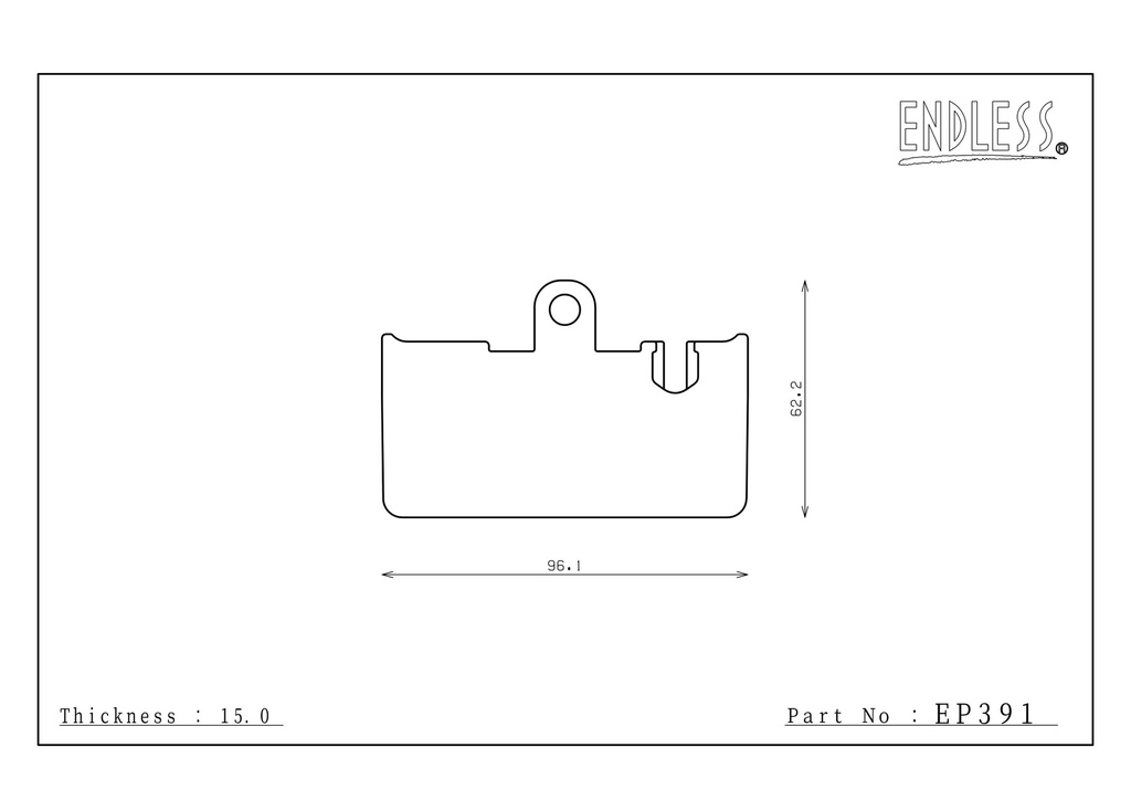 Endless Brake Pads ME22 Compound