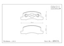Endless Brake Pads S89F Compound