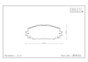 EP435 - Endless Brake Pads, S92F Compound