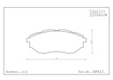 Endless Brake Pads MX72 Compound