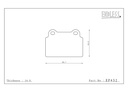 Endless Brake Pads N28SP Compound