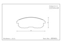 EP401 - Endless Brake Pads, N36SP Compound
