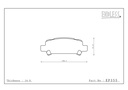 Endless Brake Pads N98SP Compound