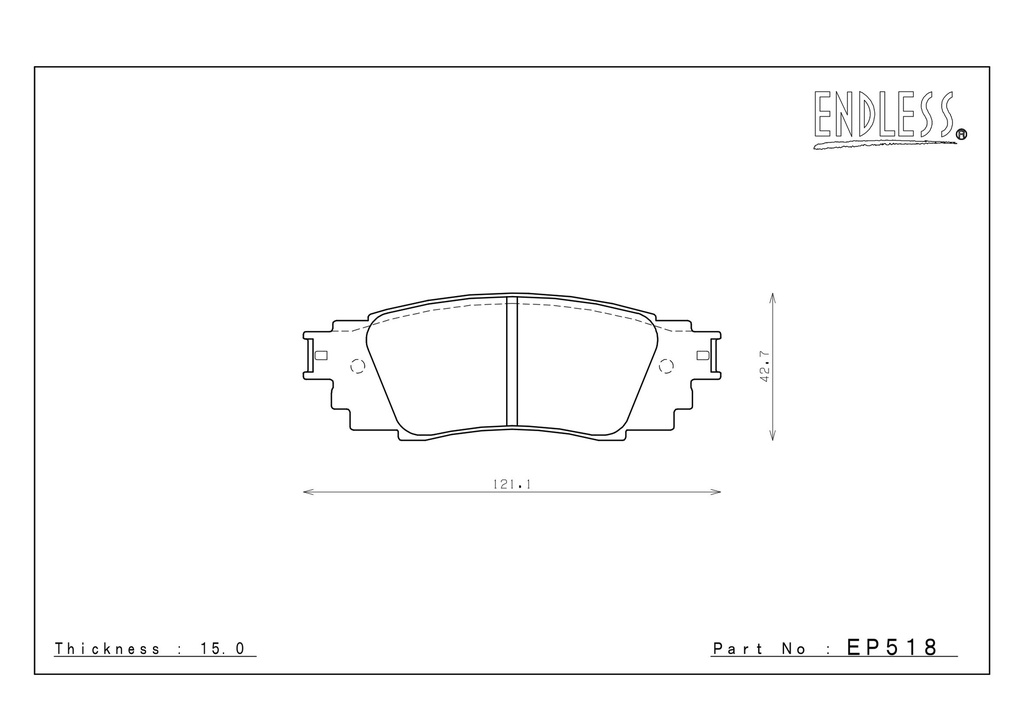 EP518 - Endless Brake Pads, N98SP Compound