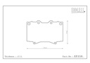 Endless Brake Pads N102SP Compound
