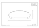 Endless Brake Pads A06 Compound