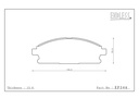 Endless Brake Pads MA45B Compound