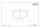Endless Brake Pads MA45B Compound