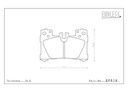 EP519 - Endless Brake Pads, ES66G Compound