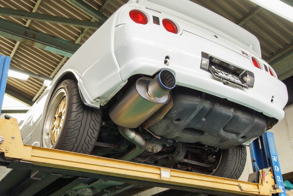 [31029-AN001V] HKS Super Turbo Muffler GTR32 45th ANIV TITANIUM