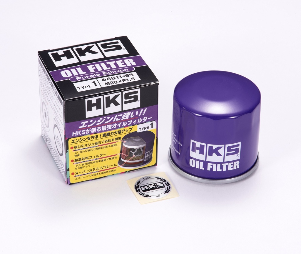 [52009-AK011V] NLA!!!!  HKS Oil Filter PURPLE 65mm X H66mm  (Unf 3/4 -16) Type 7
