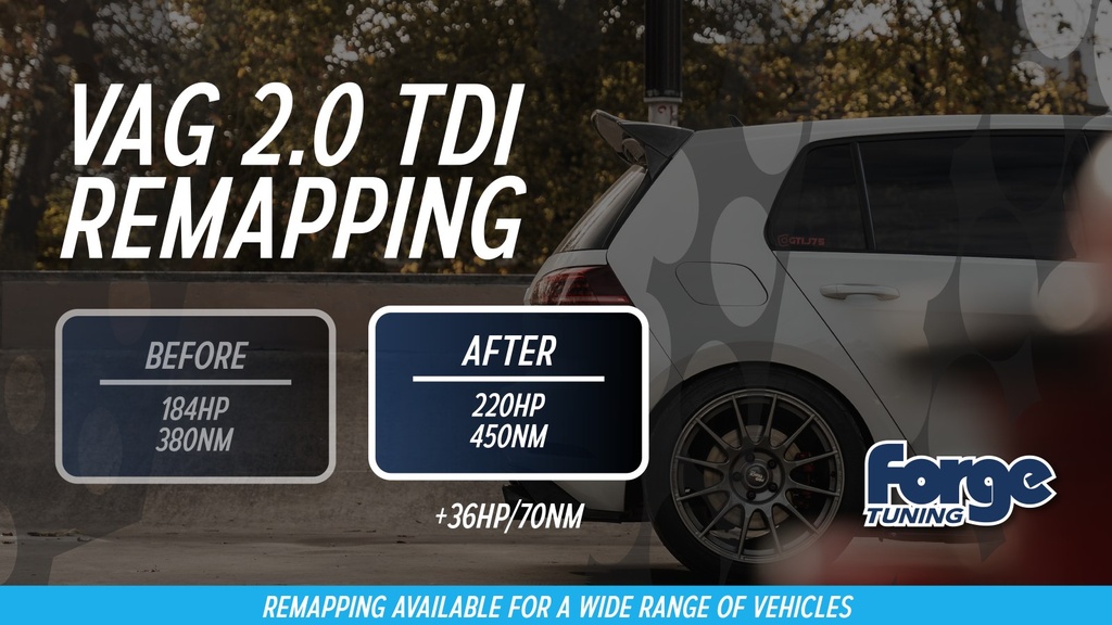 [FMREMAP-VAGTDI] Forge ECU Performance Software For VAG 2.0 TDI 184HP