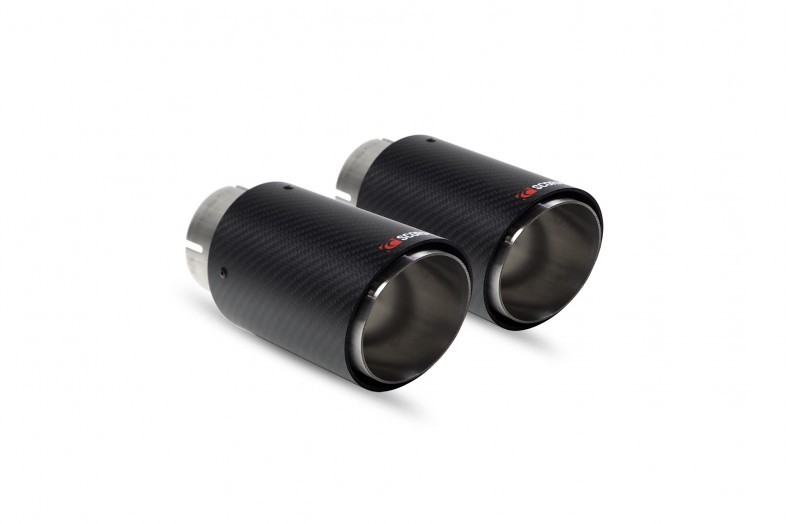 Scorpion Exhaust  Acari Upgrade Kit Twin 100mm carbon fibre Ascari trim Ascari